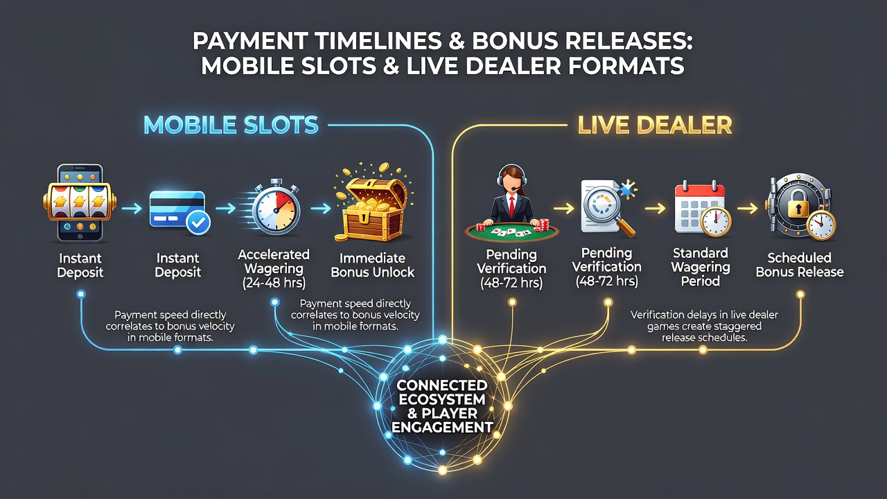 Verbindung von Live-Dealer-Formaten zu Sportwetten über Zahlungszyklen