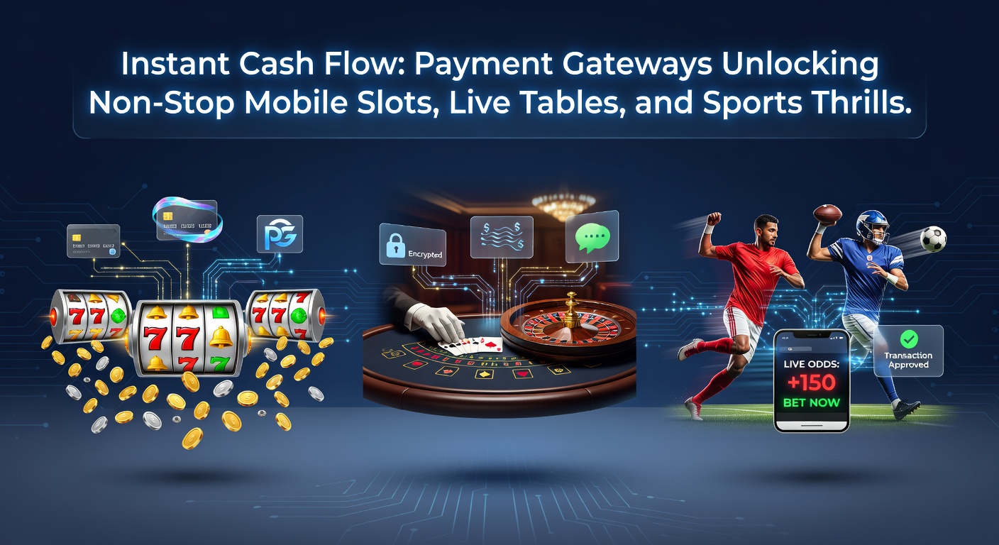 Grafik zeigt blitzschnelle Transaktionen in einem Online-Casino mit Symbolen für Slots, Live-Tische und Sportwetten