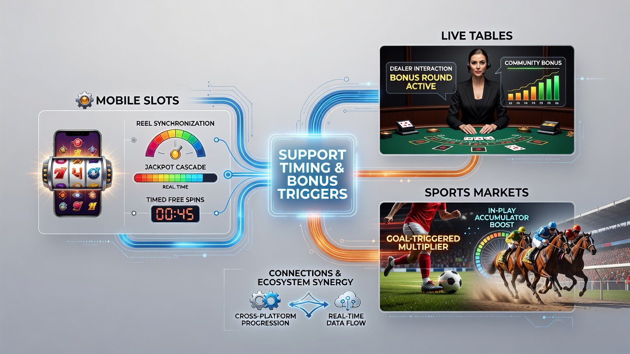 Darstellung von Bonus-Triggern in Live-Tischen und Sportwetten