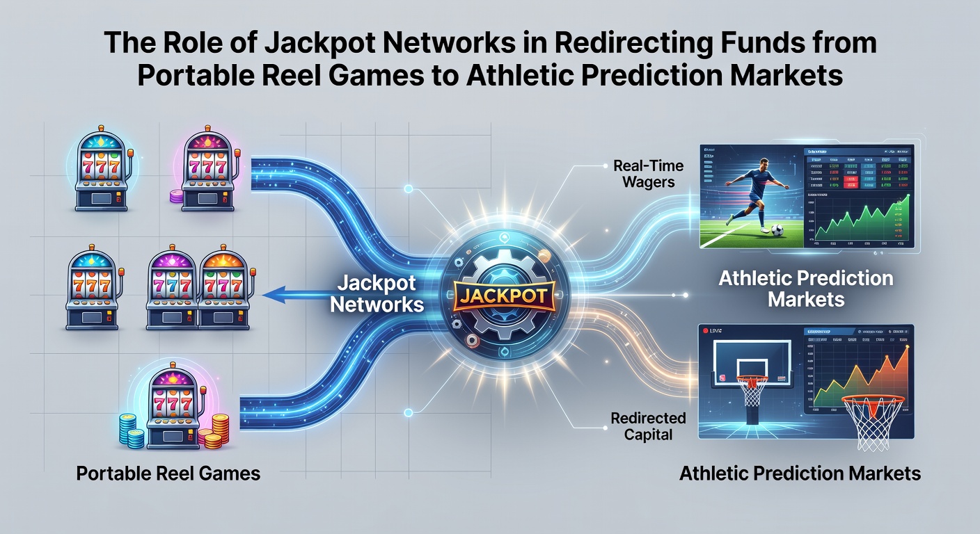 Darstellung von Jackpot-Netzwerken mit mobilen Slots und Sportwetten-Plattformen