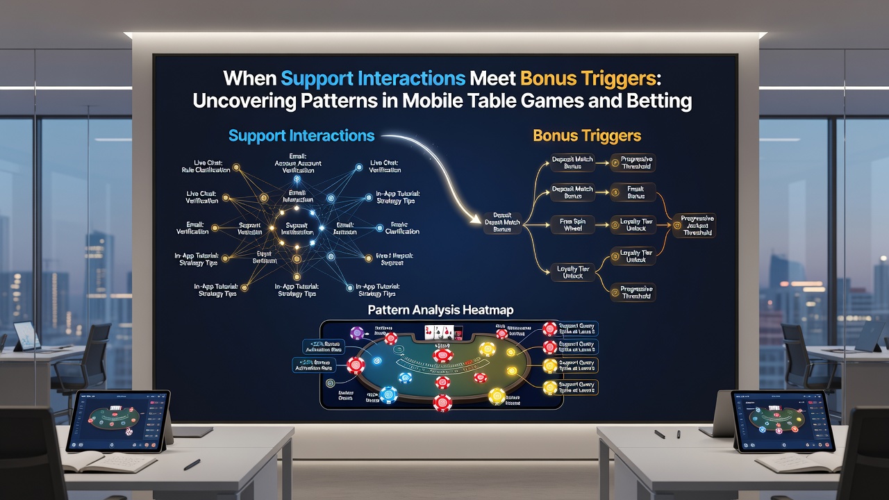 Muster in mobilen Tischspielen und Sportwetten-Promotionen